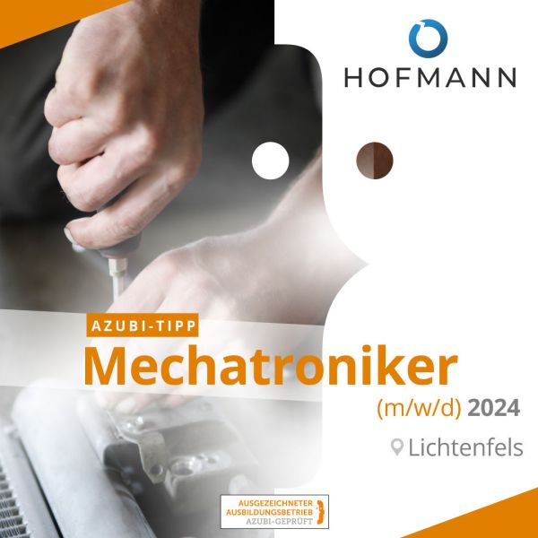 Als Mechatroniker-Azubi kombinierst Du Mechanik, E ...