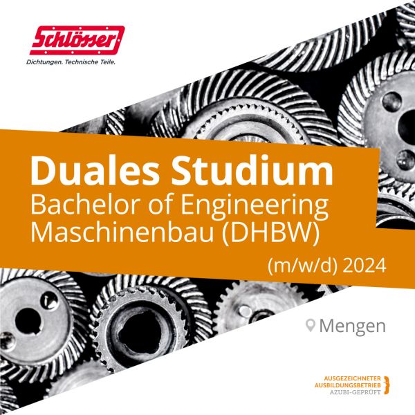 Ein Duales Studium bei SCHLÖSSER GmbH 