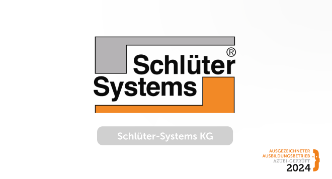 Die Schlüter-Systems KG gehört zu den besten Ausbildungsbetrieben 2024